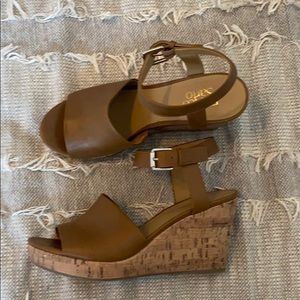 Franco Sarto Wedge Heels size 9m